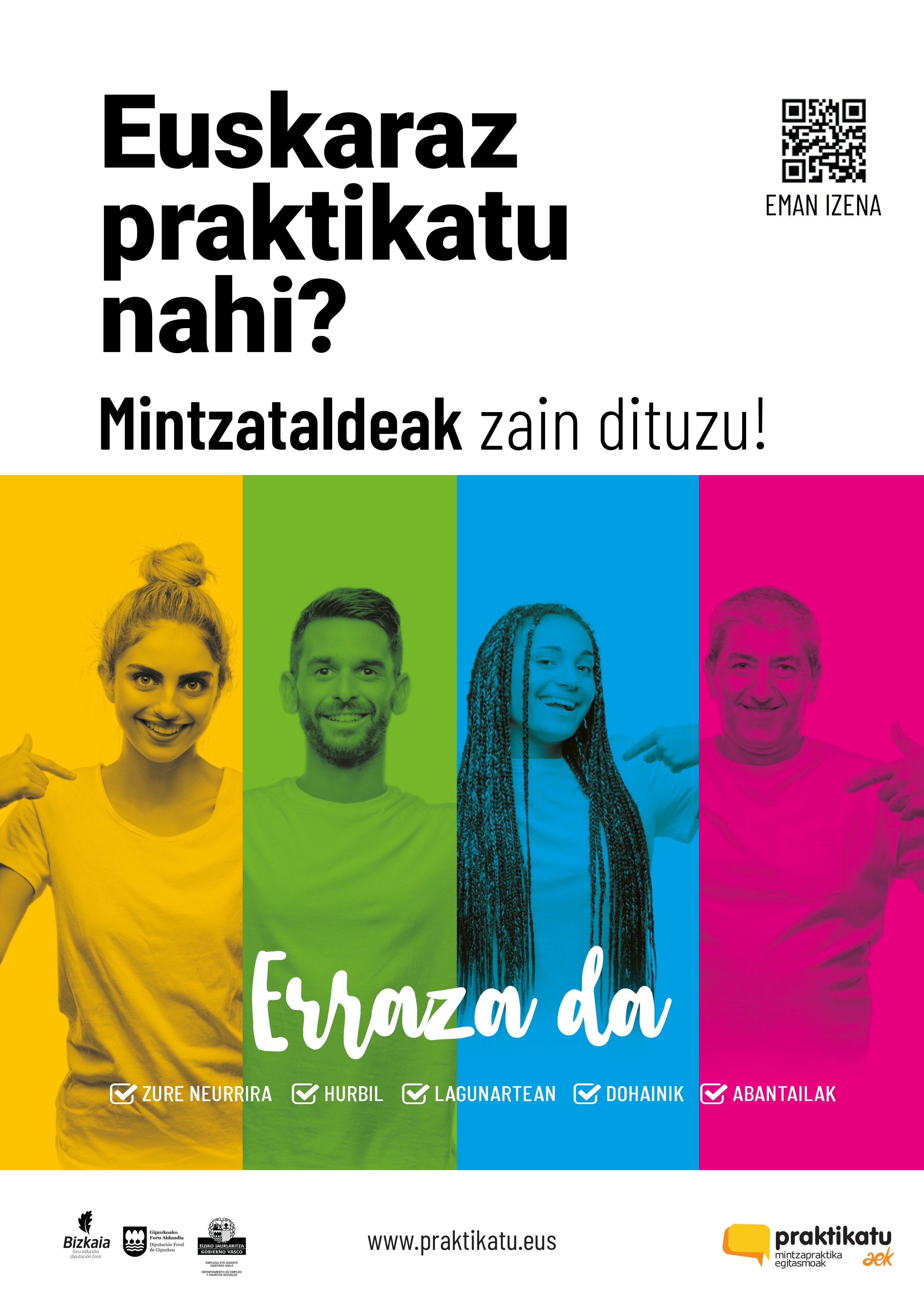  URTARRILEAN ERE, MINTZATALDEAK ZAIN DITUZU!